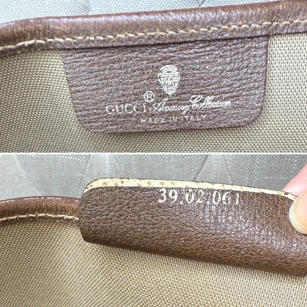 Authentic Gucci large tote bag brown monogram coated canvas - Picture 13 of 16